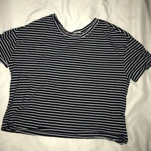 Black striped t shirt